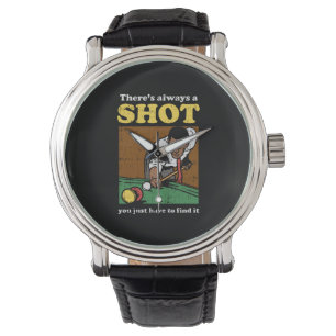 Billiard Snooker Retro Watch