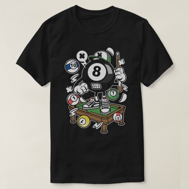 Billiard  T-Shirt (Design Front)