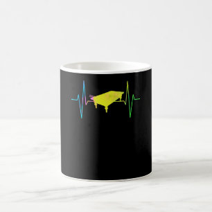 Billiard Table Heartbeat Coffee Mug
