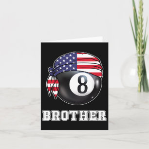 Billiard Team 8 Ll Pool Game Player Gifts For Pool Card