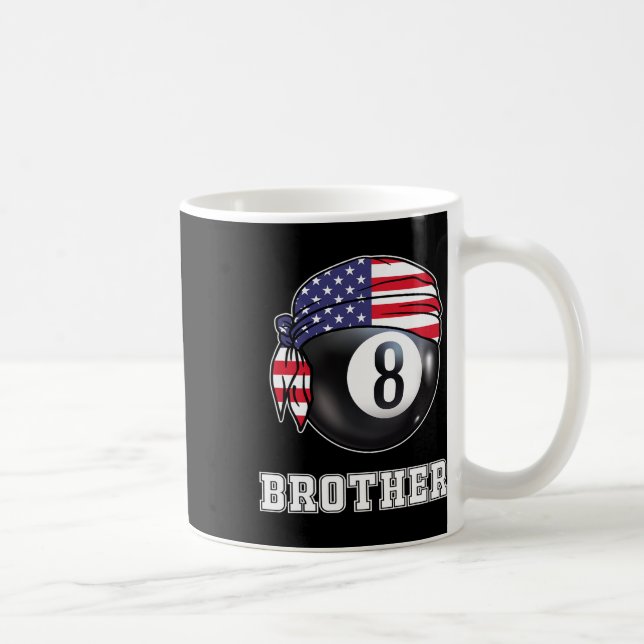 Billiard Team 8 Ll Pool Game Player Gifts For Pool Coffee Mug (Right)