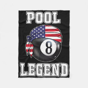 Billiard Team 8 Ll Pool Game Player Gifts For Pool Fleece Blanket