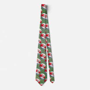 Billiards 11 Ball Pattern Tie