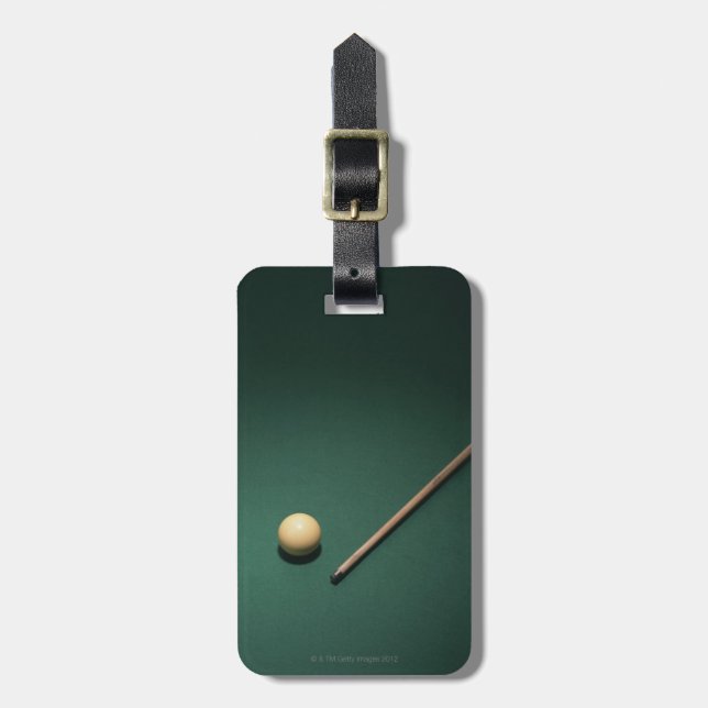 Billiards 2 luggage tag (Front Vertical)