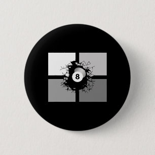 Billiards Apparel - Billiards 2 Inch Round Button