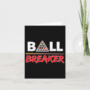 Billiards Ball Breaker Funny Shooting Pool Gift Card