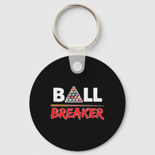 Billiards Ball Breaker Funny Shooting Pool Gift Keychain