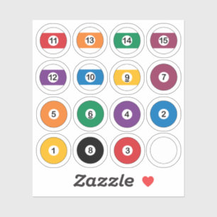 Billiards balls pack