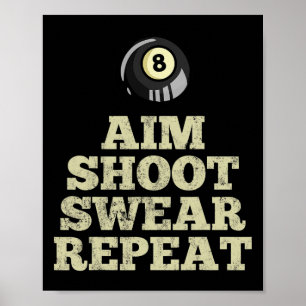 Billiards Billiard Poster