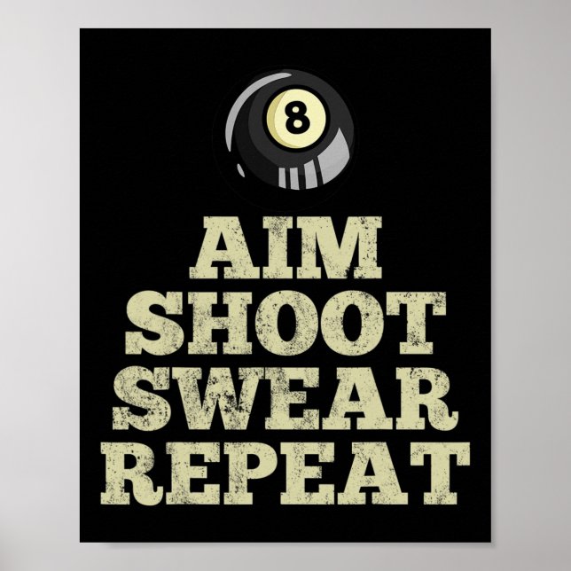 Billiards Billiard  Poster (Front)