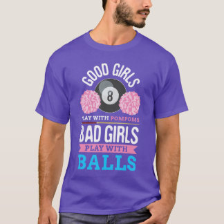 Billiards Cue Sport Game Pool Balls Billiard Playe T-Shirt