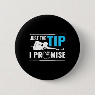 Billiards Cue Sport Game Pool Billiard Player Gift 2 Inch Round Button