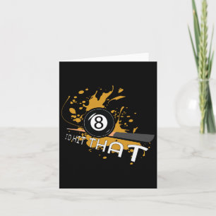 Billiards Gifts - Id Hit That  Card