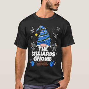 Billiards Gnome Funny Jewish Hanukkah Gnome Billia T-Shirt