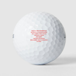 BILLIARDS GOLF BALLS