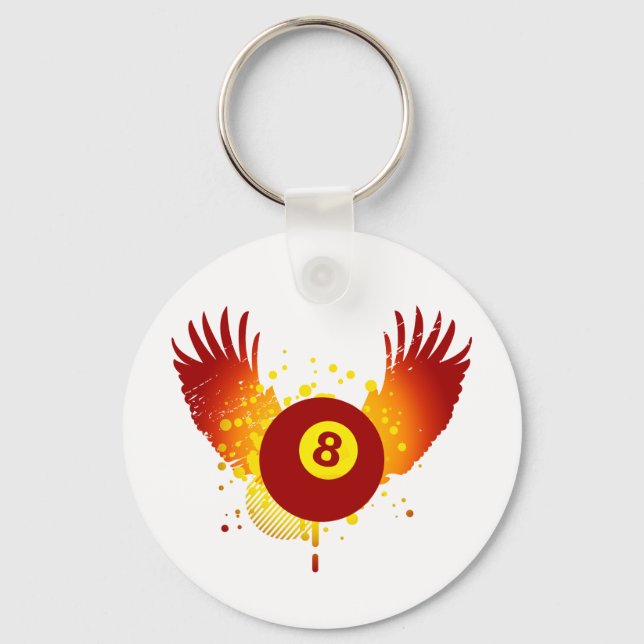 billiards. hi-fi. v.1. keychain (Front)