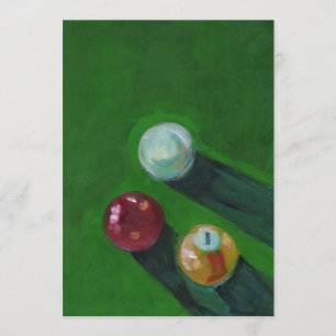 BILLIARDS ~ INVITATION À LA FÊTE DE POOL ~EZ POUR 