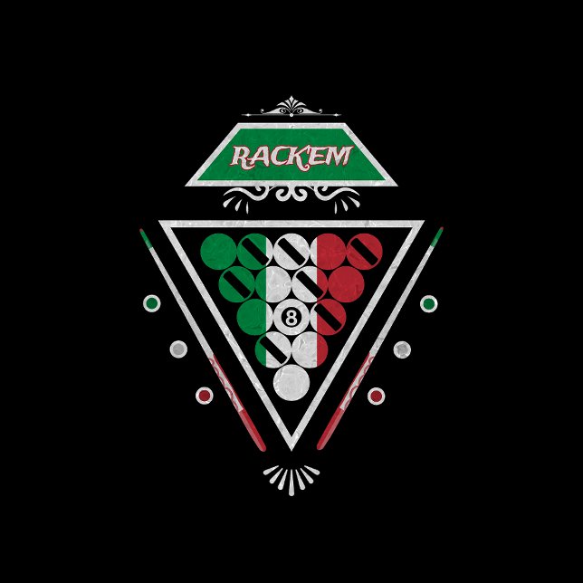 BILLIARDS ITALY ANCESTRY POOL SNOOKER T-Shirt (Creator Uploaded)