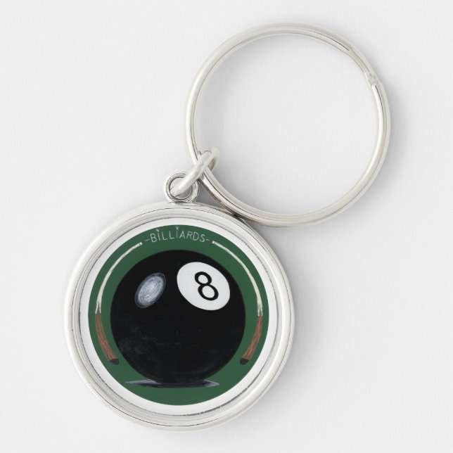 Billiards Keychain (Front)