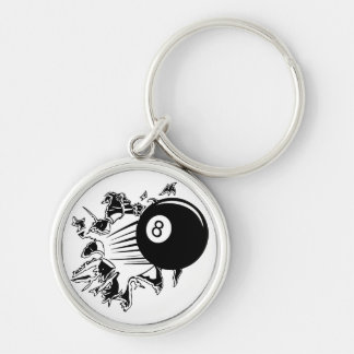 Billiards Keychain