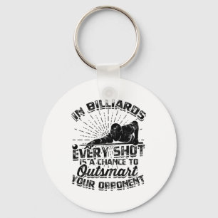 Billiards keychain