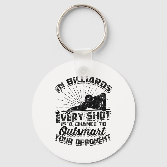 Billiards  keychain (Front)