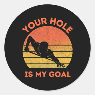 Billiards Lovers Funny Ball Pool Players Poolroom Classic Round Sticker