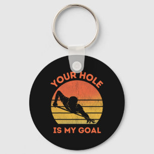 Billiards Lovers Funny Ball Pool Players Poolroom Keychain
