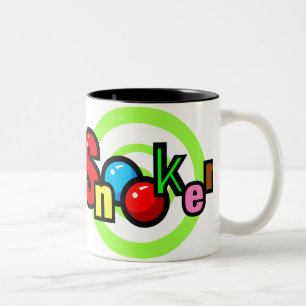 Billiards Lovers Pool Shooting Gifts Two-Tone Coffee Mug