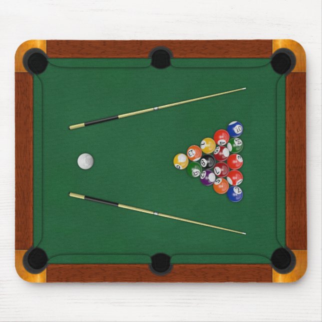 Billiards Mouse Pad (Front)