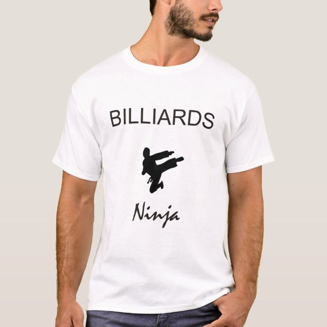 Billiards Ninja T-Shirt (Front)
