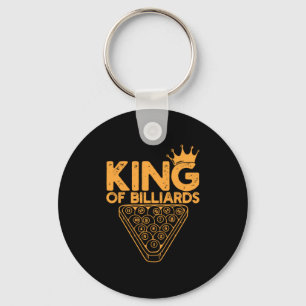 Billiards Player King Of Billiards Keychain