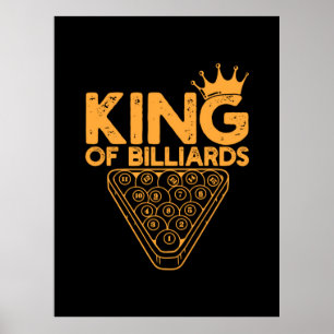 Billiards Player   King Of Billiards Poster