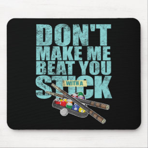 Billiards Player Shoot Pool Snooker Cue  Mouse Pad