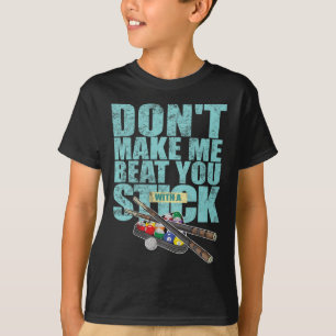 Billiards Player Shoot Pool Snooker Cue T-Shirt