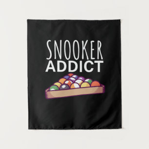 Billiards Player   Snooker Addict Tapestry