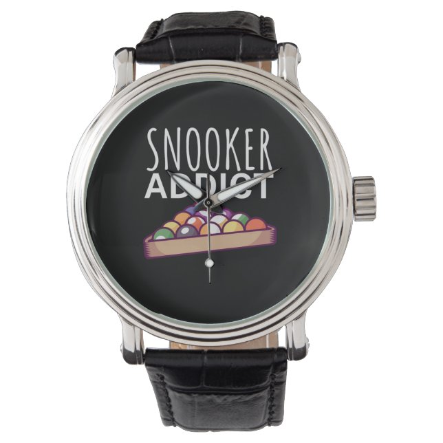 Billiards Player | Snooker Addict Watch (Front)