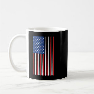 Billiards Player USA American Flag Pool Sticks Cue Coffee Mug