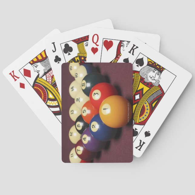 Billiards Playing Cards (Back)
