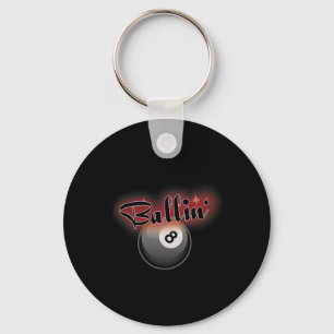 Billiards Pool 8 Ball S Keychain
