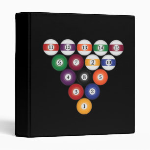 Billiards / Pool Balls: Custom Binder