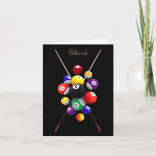 Billiards Pool  Card