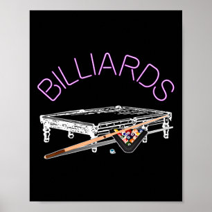 Billiards Pool Game  Poster