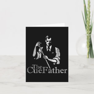 Billiards Pool Hall Sport The Cue Father  Card