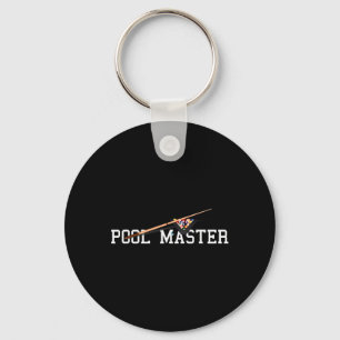 Billiards Pool Master For The Pionate Pool Lovers Keychain