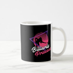 Billiards Pool Player Ball Girl Retro Vintage Bill Coffee Mug