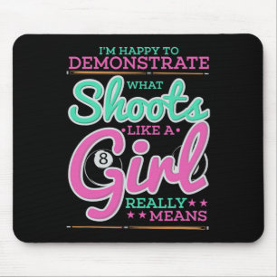Billiards Pool Player Im Happy To Demonstrate Mouse Pad