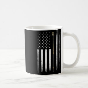 Billiards Pool Player Table Usa Us American Flag  Coffee Mug