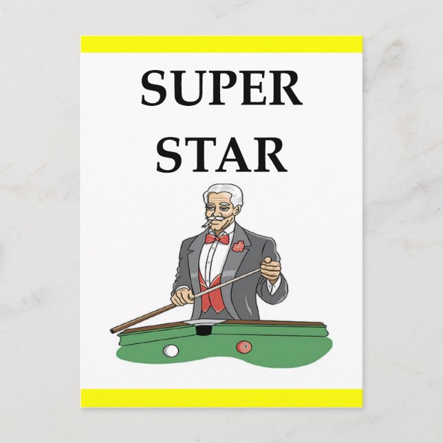 billiards postcard (Front)