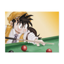 Billiards (Postcard)